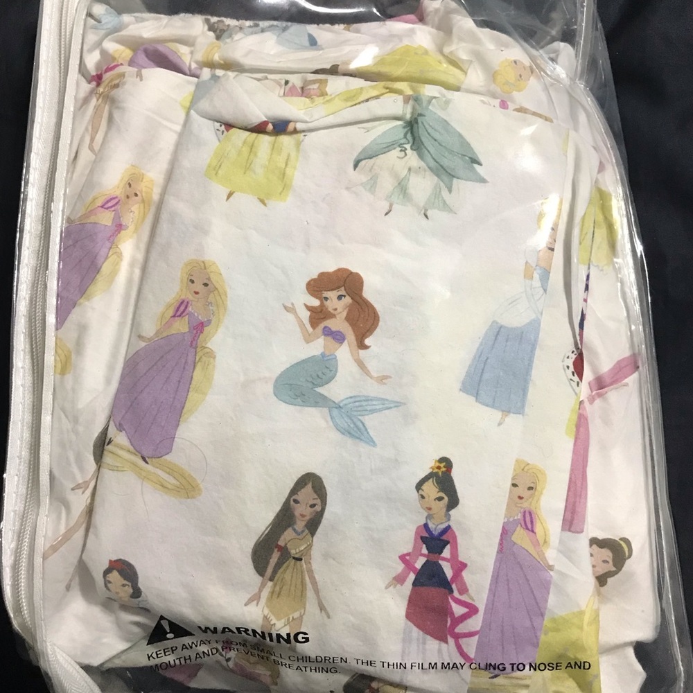 Pottery back Organic Cotton princess sheet set!!